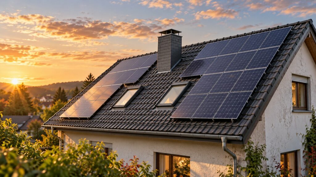 Saniertes Bestandsdach mit Photovoltaik-3